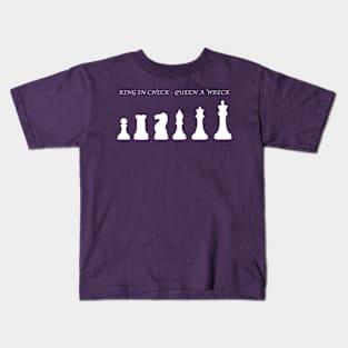 Chess Slogan - King in Check 1 Kids T-Shirt